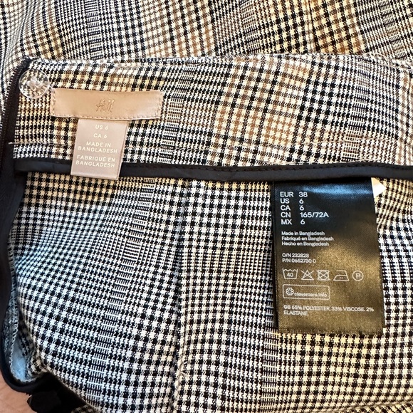 High waisted plaid mini skirt - Picture 3 of 3